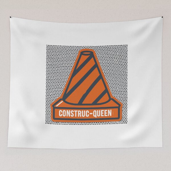 Item preview, Construc-Queen Pop Art Sticker designed and sold by NiftyWrx.