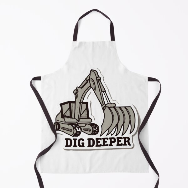 Item preview, Dig Deeper - Minimalist Backhoe Line Art designed and sold by NiftyWrx.