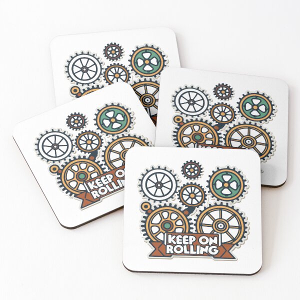 Item preview, Keep on Rolling Steampunk Gear Design designed and sold by NiftyWrx.