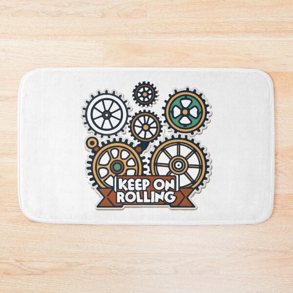 Item preview, Keep on Rolling Steampunk Gear Design designed and sold by NiftyWrx.