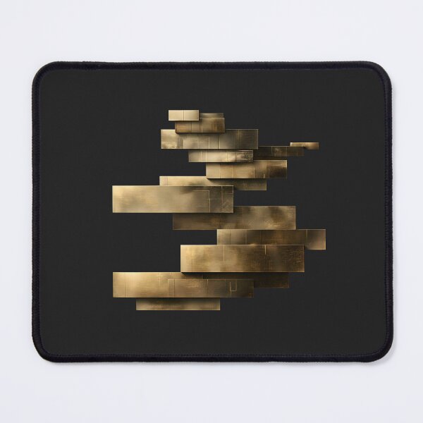 Item preview, Golden Abstract: Geometric Elegance designed and sold by unimuse.