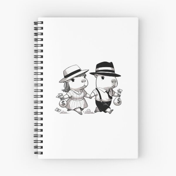 Item preview, Toronto - High Park Capybaras - Bonnie & Clyde V1 designed and sold by nostalgiapress.