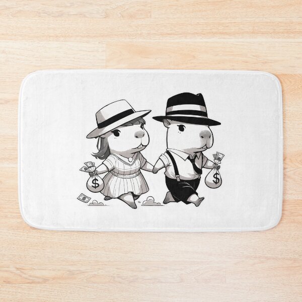 Item preview, Toronto - High Park Capybaras - Bonnie & Clyde V1 designed and sold by nostalgiapress.