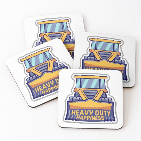 Item preview, Heavy Duty Happiness Front Loader Cartoon designed and sold by NiftyWrx.