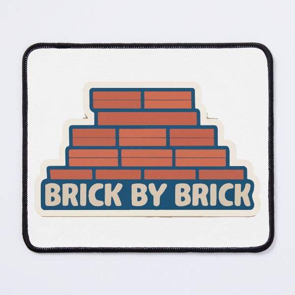 Item preview, Brick by Brick Abstract Artistic Design designed and sold by NiftyWrx.