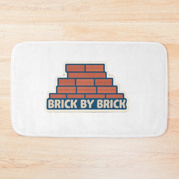 Item preview, Brick by Brick Abstract Artistic Design designed and sold by NiftyWrx.