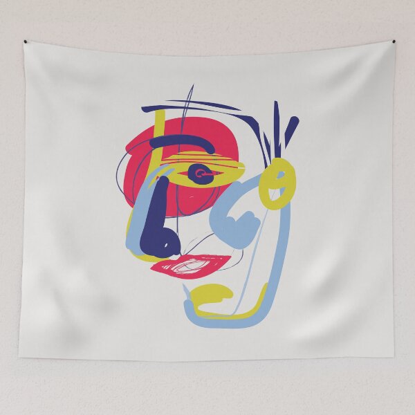 Item preview,  The Analytical Thinker  - Modern Abstract Brush Portrait designed and sold by Bicone.
