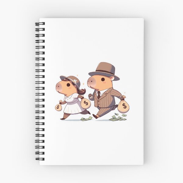 Item preview, Toronto - High Park Capybaras Bonnie & Clyde V2 designed and sold by nostalgiapress.