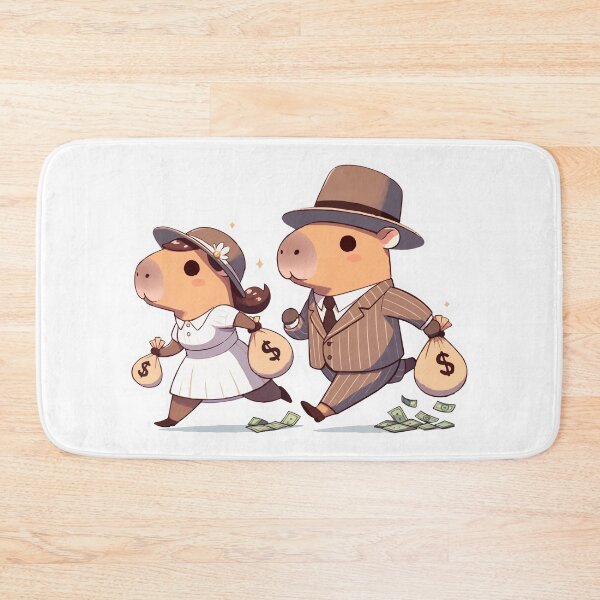 Item preview, Toronto - High Park Capybaras Bonnie & Clyde V2 designed and sold by nostalgiapress.