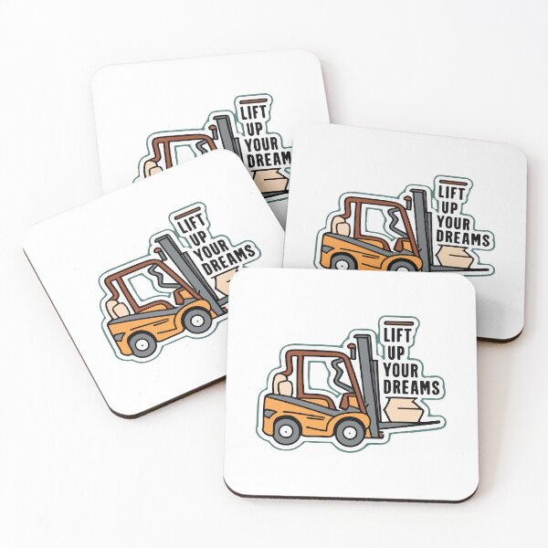 Item preview, Lift Up Your Dreams - Forklift Motivation designed and sold by NiftyWrx.