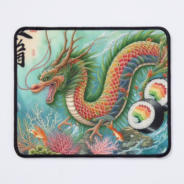 Item preview, Large Dragon Sushi Classic T-Shirt designed and sold by Elouk.
