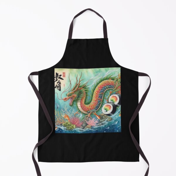 Item preview, Large Dragon Sushi Classic T-Shirt designed and sold by Elouk.