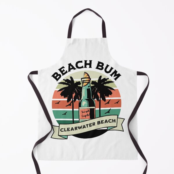 Aperçu de l'œuvre Équipement de plage Clearwater Beach Bum 727 créée et vendue par rroulette77.