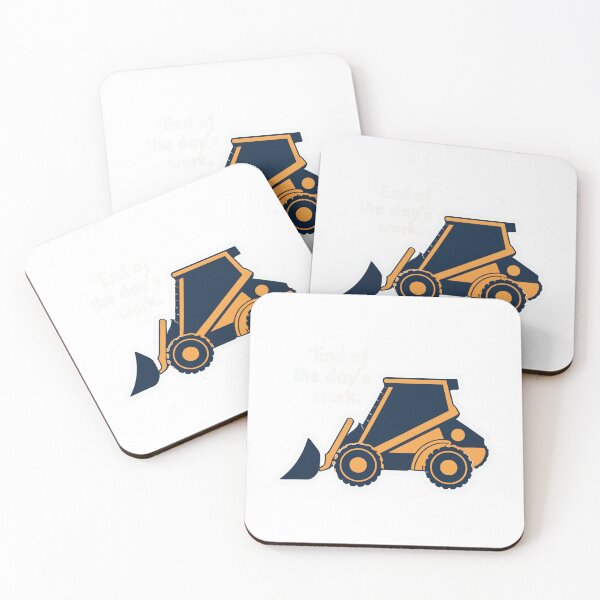 Item preview, Skid Steer Loader Sunset Silhouette - End of the Day's Work designed and sold by NiftyWrx.