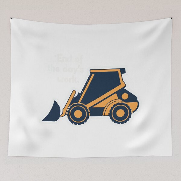 Item preview, Skid Steer Loader Sunset Silhouette - End of the Day's Work designed and sold by NiftyWrx.
