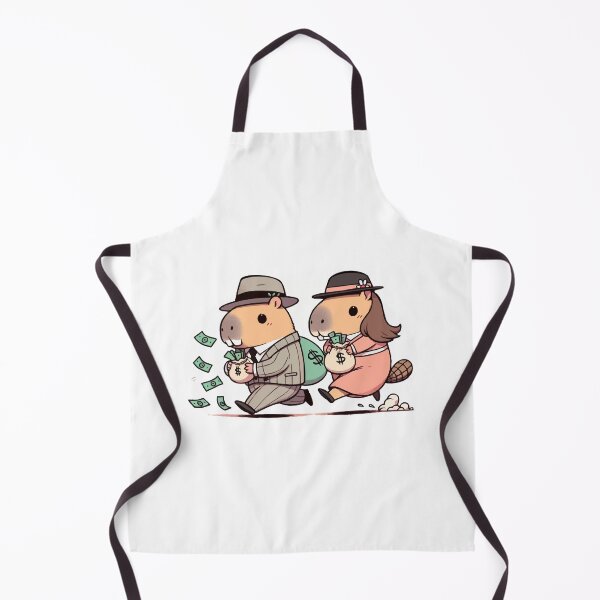 Item preview, Toronto - High Park Capybaras Bonnie & Clyde V3 designed and sold by nostalgiapress.