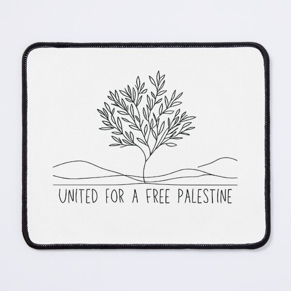 Item preview, United for a Free Palestine, Olive Tree, Sea and River designed and sold by Slice Of Seed.