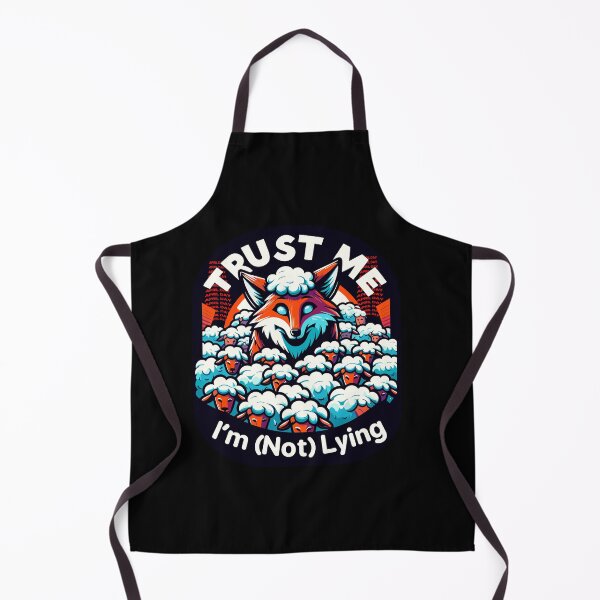 Item preview, Trust Me, I'm (Not) Lying-Fox with sheeps-april fool day designed and sold by toobel.
