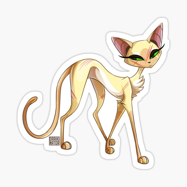 Sleekwhisker Icon Sticker for Sale by Lightthechirpet