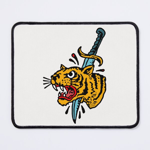 Item preview, Tiger; Russian Prison Tattoo; Hardcore Style; designed and sold by StickerApe.