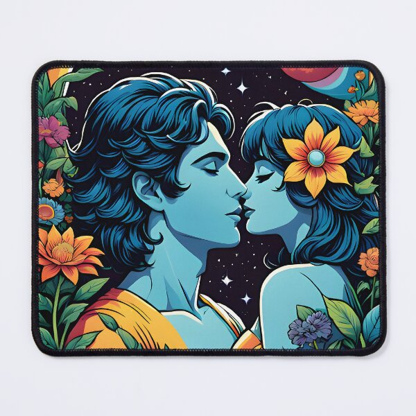 Item preview, Cosmic Love futuristic colorful designed and sold by VanillaBlueSky.