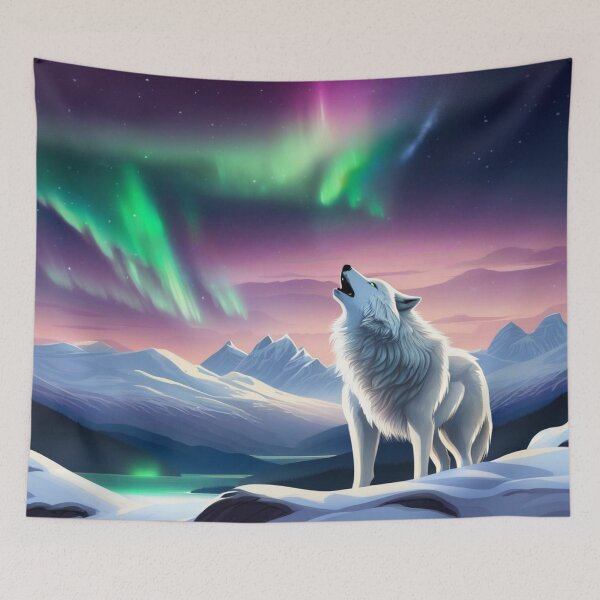Item preview, White Wolf Howling At The Stars designed and sold by PhrozenPhotos.