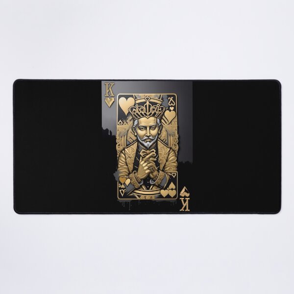 Item preview, Older King of Hearts #2 in Gold on Black designed and sold by Serge Averbukh Art Studio.