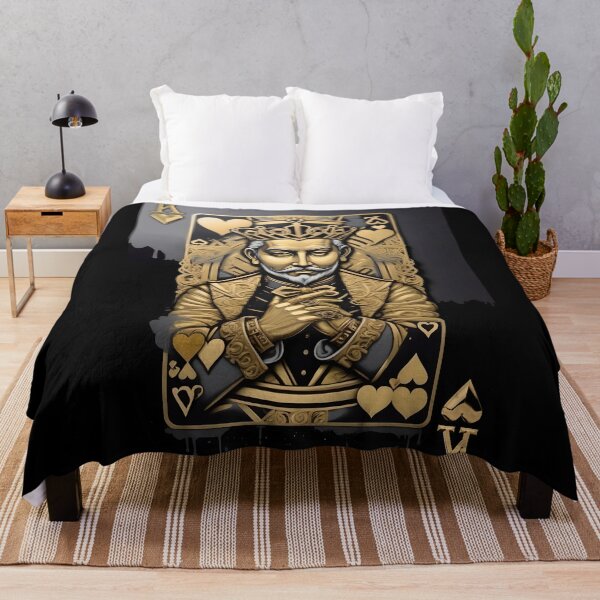 Item preview, Older King of Hearts #2 in Gold on Black designed and sold by Serge Averbukh Art Studio.