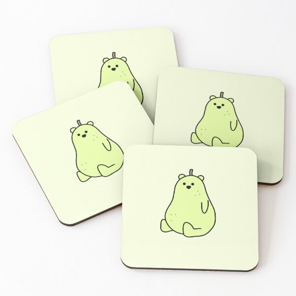 Item preview, Pear bear - sitting designed and sold by Cre8iveCat.