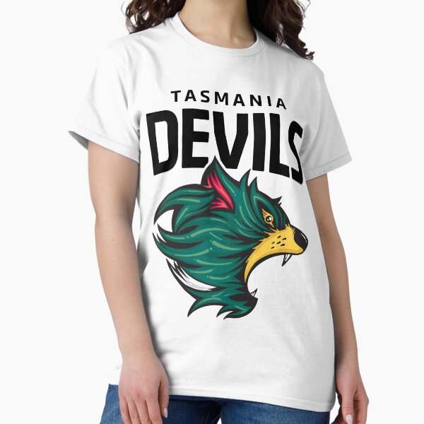 Item preview, Tasmania Devils Football Club Black Lettering designed and sold by LAMEBOYO.