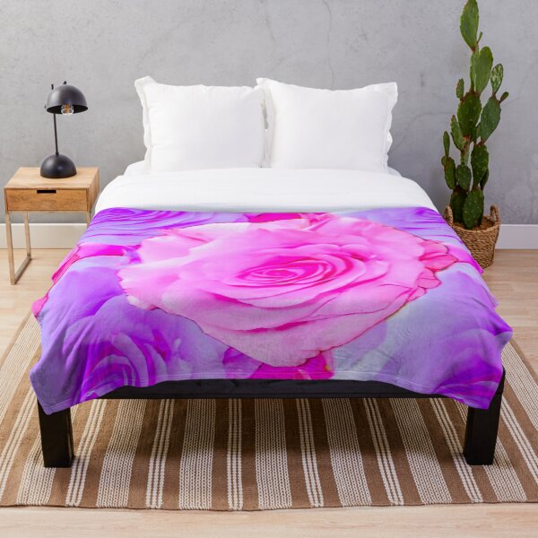 Item preview, Stunning Pink Purple Roses Photography / Floral Photography designed and sold by Victoria Rose.