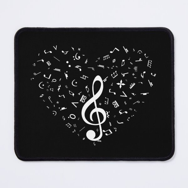 Item preview, Musical Notes Heart Shaped designed and sold by Slassyat.