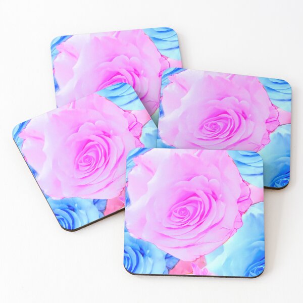Artikelvorschau, Atemberaubende rosa-blaue Rosenfotografie entworfen und verkauft von Victoria Rose.