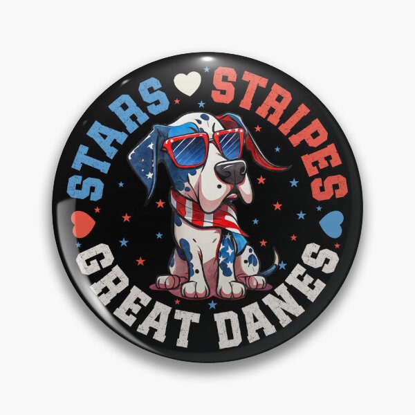 Item preview, Stars Stripes Great Danes - Patriotic Great Danes Dog designed and sold by eclecTEEq.
