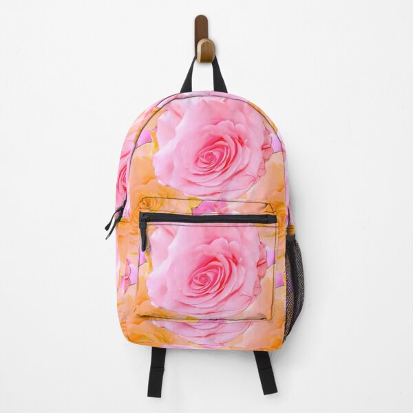Item preview, Stunning Pink Yellow Orange Roses Photography designed and sold by Victoria Rose.