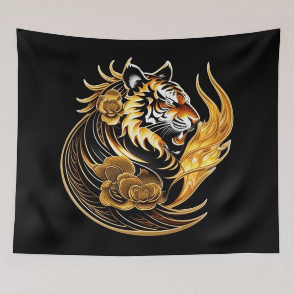 Item preview, Tiger fire designed and sold by Roxburylane.