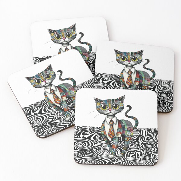 Item preview, Patchwork Purr-spective 2 designed and sold by ramboe.