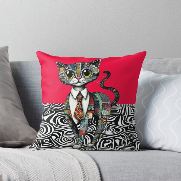 Item preview, Patchwork Purr-spective 2 designed and sold by ramboe.