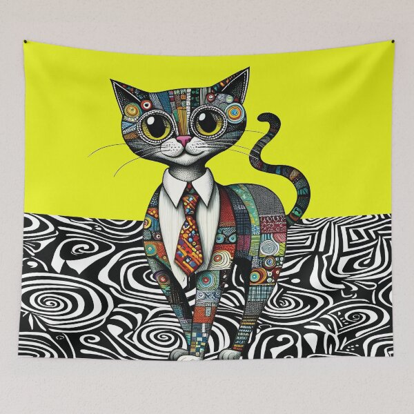 Item preview, Patchwork Purr-spective 2 designed and sold by ramboe.