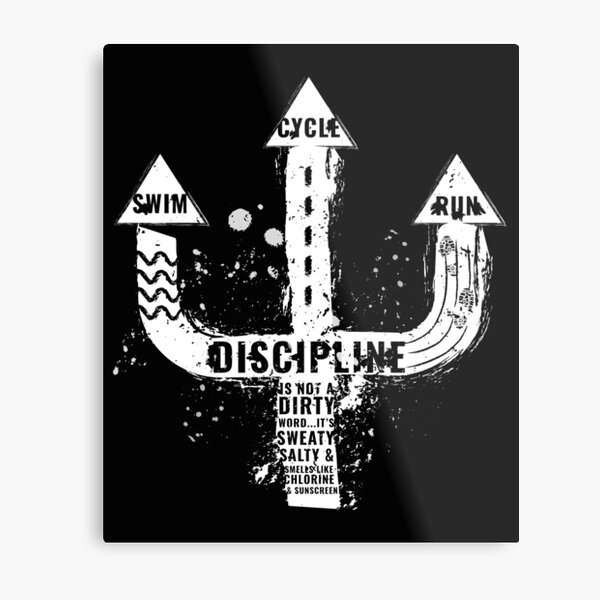 Triathlon motivation Metal Print