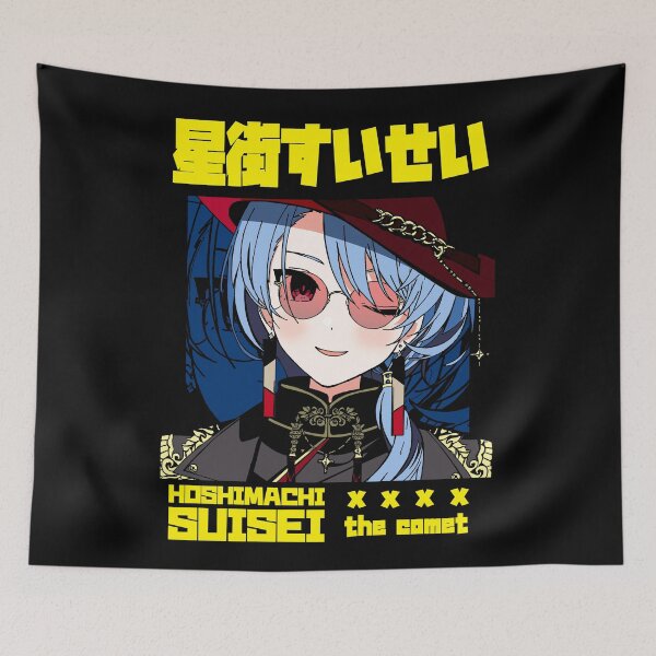 Item preview, Hoshimachi Suisei Red-Tinted Glasses designed and sold by UDTee.