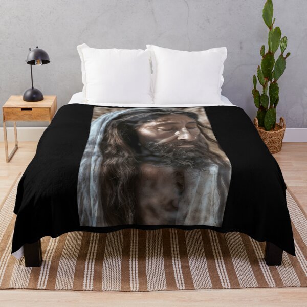 Item preview, Illuminated Holy Contemplation A Nighttime Jesus Portrait designed and sold by MarcelBaron.