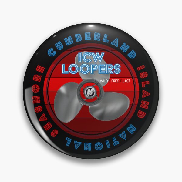 Item preview, Cumberland Island National Seashore ICW loopers blade design  designed and sold by TheBruce77.