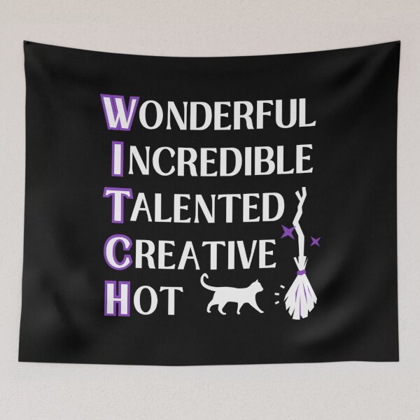 Item preview, Wonderful W.I.T.C.H. Fun Wiccan Pagan Cheeky Witch designed and sold by MarcelBaron.