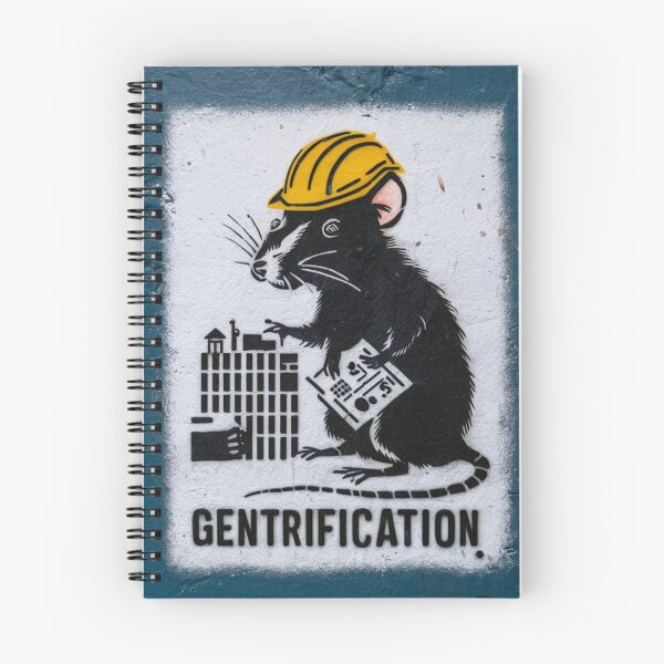 Item preview, Gentrification Stencil Graffiti designed and sold by Bomax121.