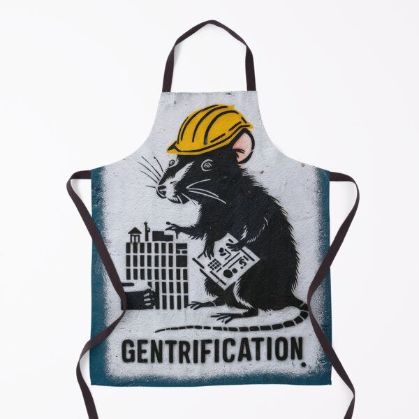 Item preview, Gentrification Stencil Graffiti designed and sold by Bomax121.