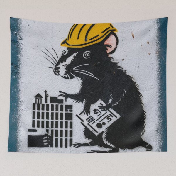Item preview, Gentrification Stencil Graffiti designed and sold by Bomax121.