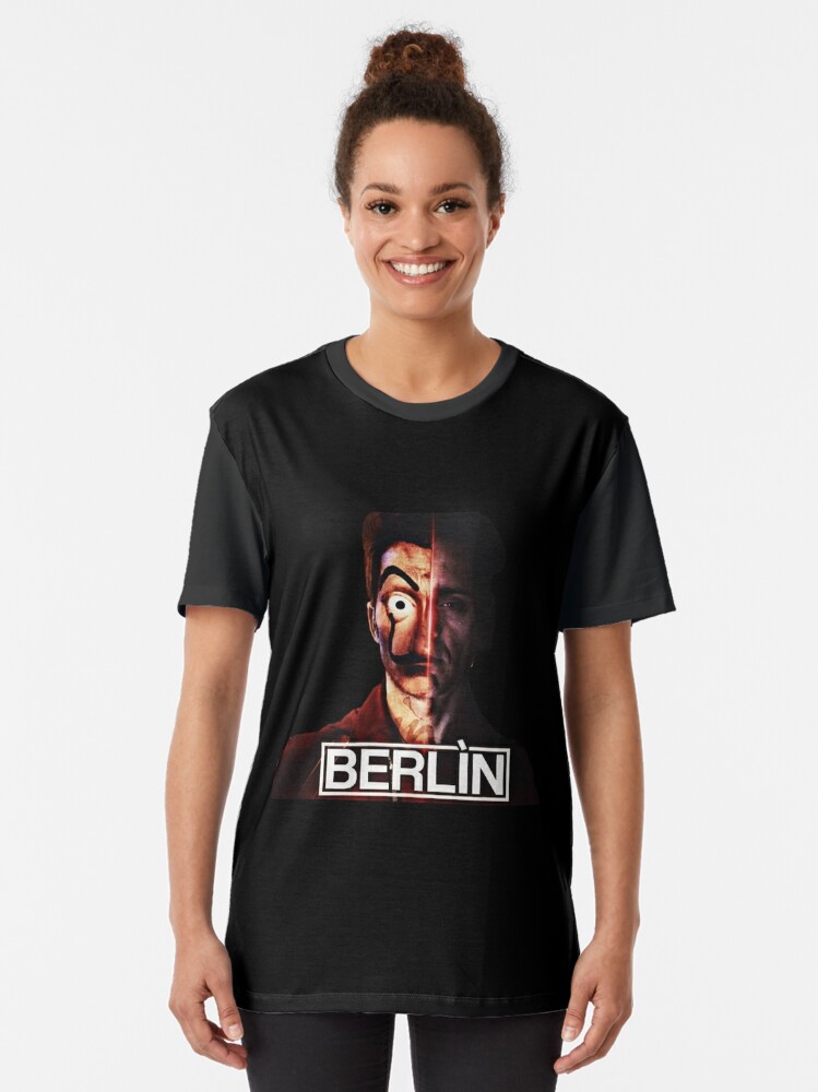 Berlin La Casa De Papel Graphic T Shirt