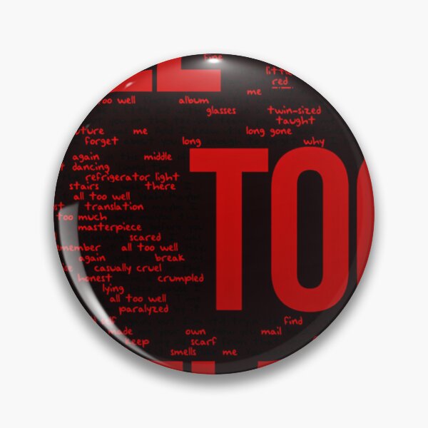 Item preview, All Too Well (all lyrics) in White designed and sold by BradamDionne.
