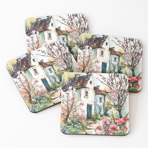 Item preview, Our Childhood in Ruins: Spring Reimagined / Watercolor Art  designed and sold by DelMoore93.